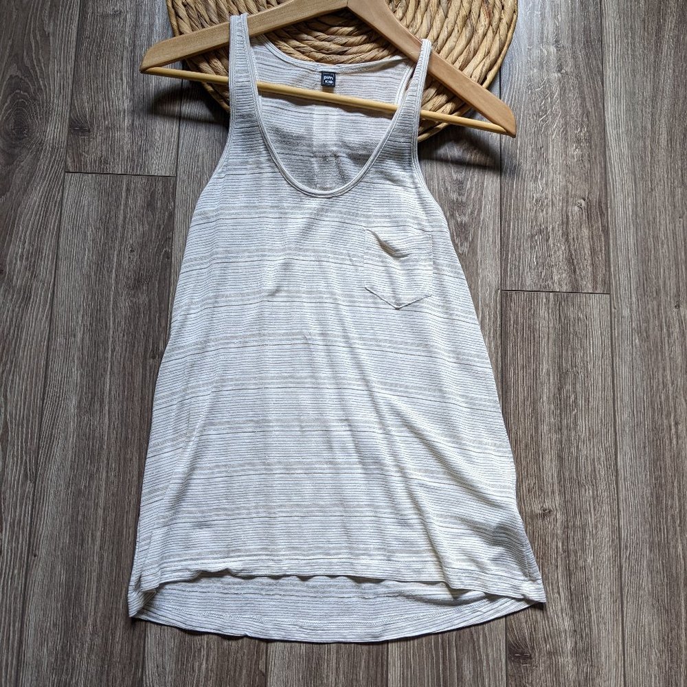 NWOT (EU S) - PIMKIE Lurex Stripe Racerback Tank